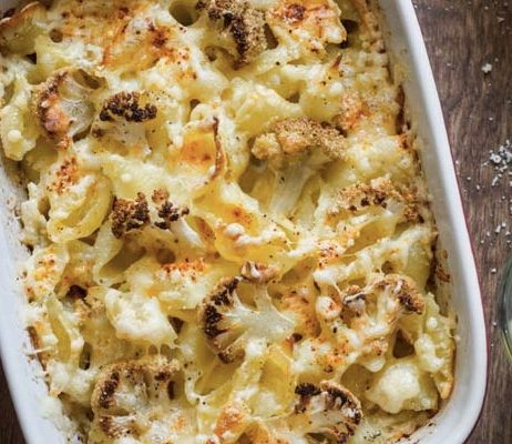 Cauliflower “Mac” and Cheese Casserole