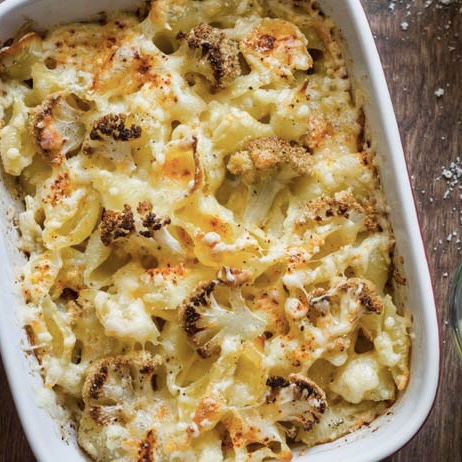 Cauliflower “Mac” and Cheese Casserole