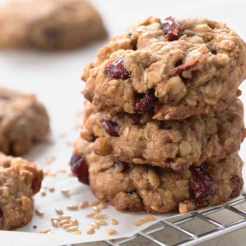 Soft Oatmeal Cookies w/ Cranberries
