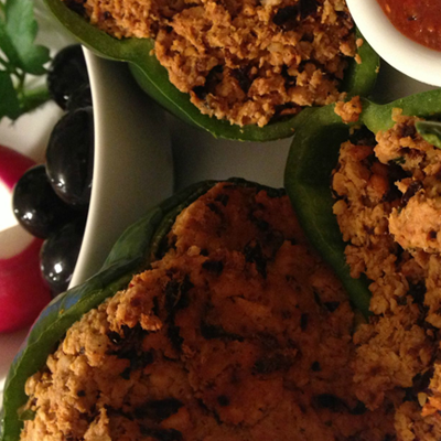 Picadillo Stuffed Chiles