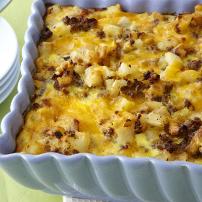 Sausage-Hash Brown Breakfast Casserole